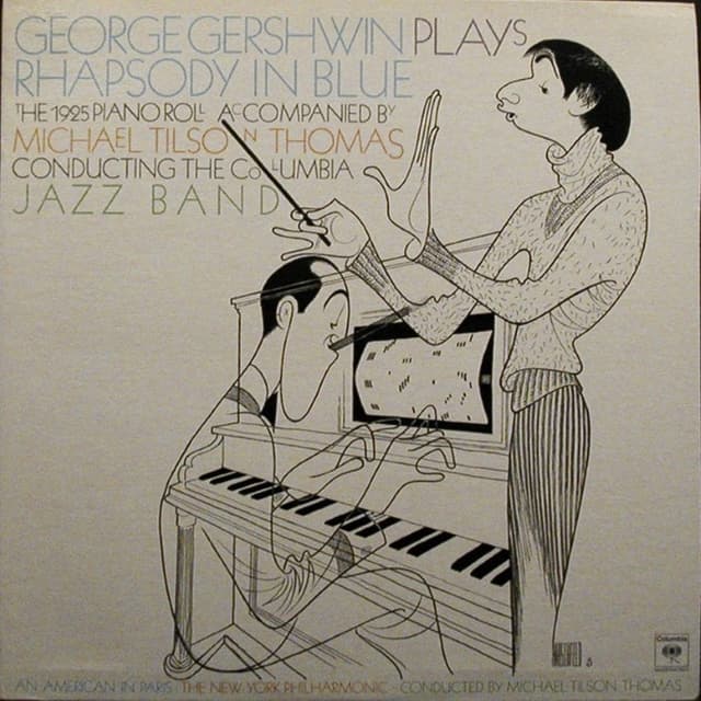 Rhapsody in Blue / An American in Paris / Broadway Overtures (feat. conductor: Michael Tilson Thomas) cover