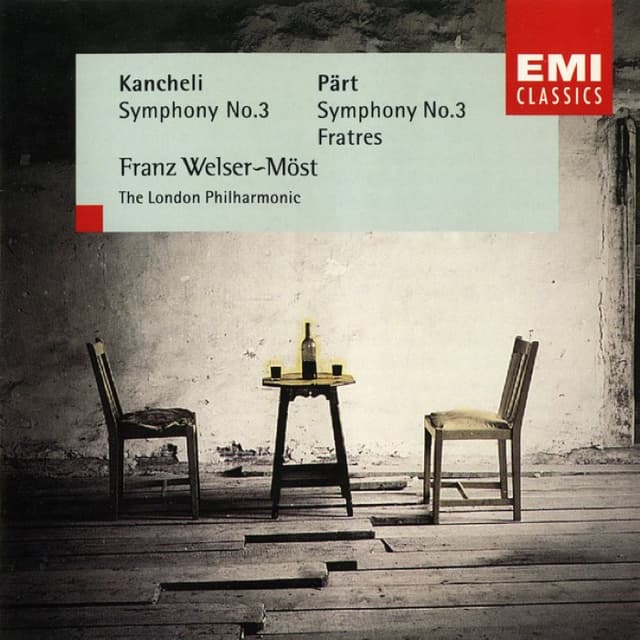 Pärt: Symphony no. 3 / Fratres / Kancheli: Symphony no. 3 cover