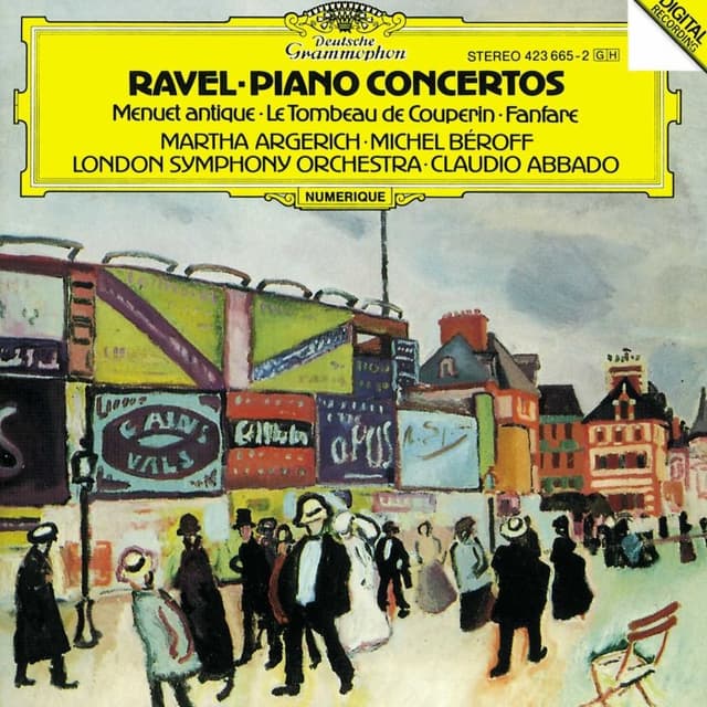 Piano Concertos / Menuet antique / Le Tombeau de Couperin / Fanfare cover