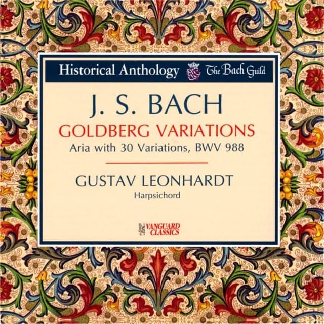 Goldberg Variations (feat. harpsichord: Gustav Leonhardt) cover