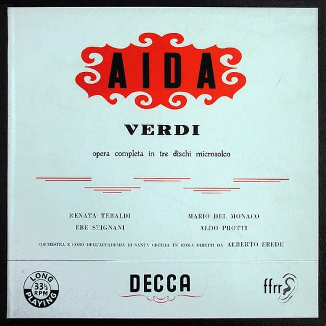 Aida (Accademia di Santa Cecilia, Rome feat. conductor Alberto Erede) cover
