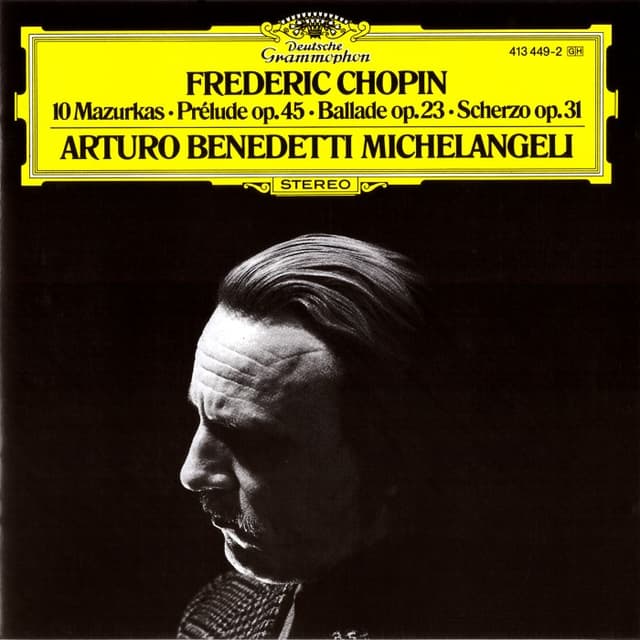 10 Mazurkas / Prélude, op. 45 / Ballade, op. 23 / Scherzo, op. 31 cover