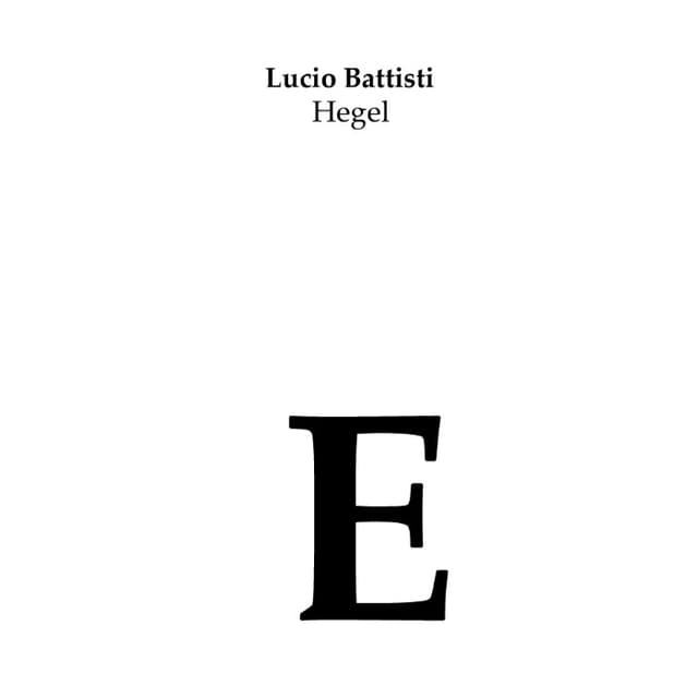 Hegel cover