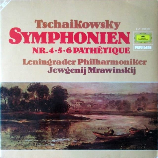 Symphonies nos. 4, 5 & 6 “Pathétique” cover