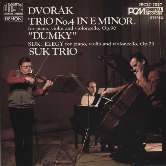 Dvořák: Trio no. 4 in E minor "Dumky" / Suk: Elegy cover