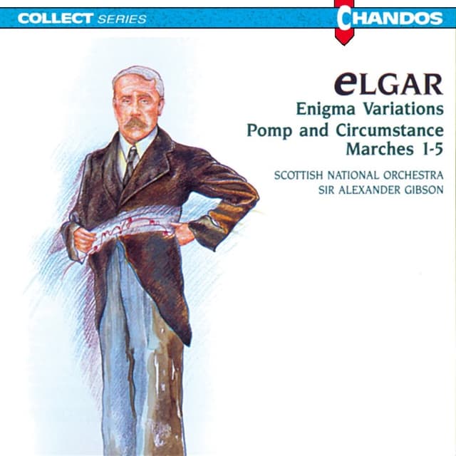 Variations on an Original Theme 'Enigma', Op. 36 / Pomp and Circumstance Marches, Op. 39 (Royal Scottish National Orchestra feat. conductor: Alexander Gibson) cover