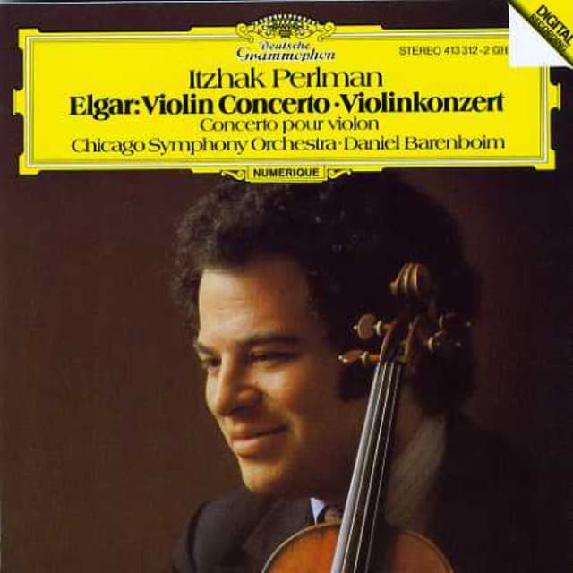 Violin Concerto (Chicago Symphony Orchestra feat. conductor: Daniel Barenboim, violin: Itzhak Perlman) cover