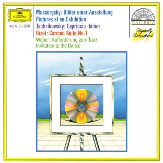 Mussorgsky: Bilder einer Ausstellung / Tschaikowsky: Capriccio italien / Bizet: Carmen Suite No. 1 / Weber: Aufforderung zum Tanz cover