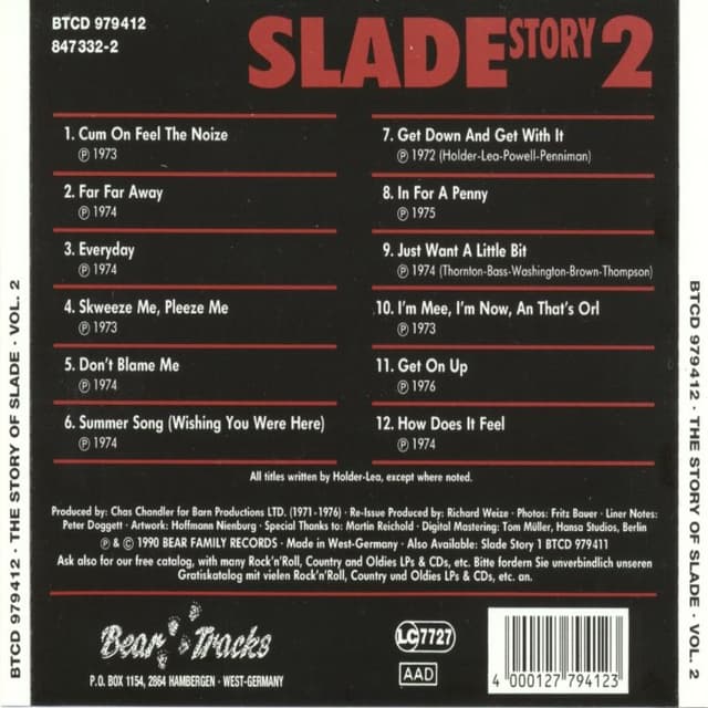 The Story of Slade, Volume Two cover