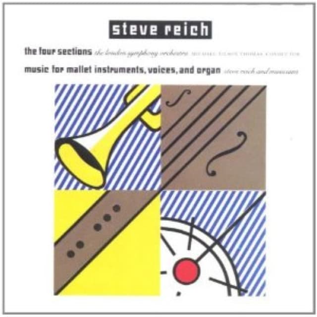 The Four Sections / Music for Mallet Instruments, Voices and Organ cover