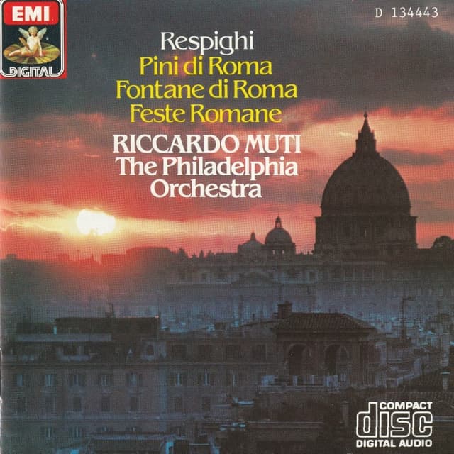 Pini di Roma / Fontane di Roma / Feste romane (Philadelphia Orchestra feat. conductor: Riccardo Muti) cover