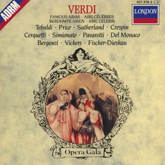 Famous Verdi Arias cover