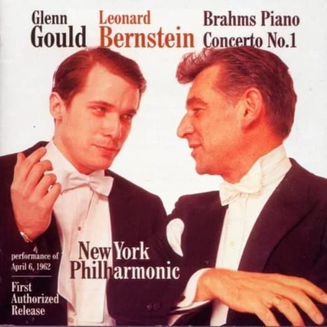 Brahms - Piano Concerto No.1 (feat: Bernstein - New York Philharmonic / Gould: Piano) cover