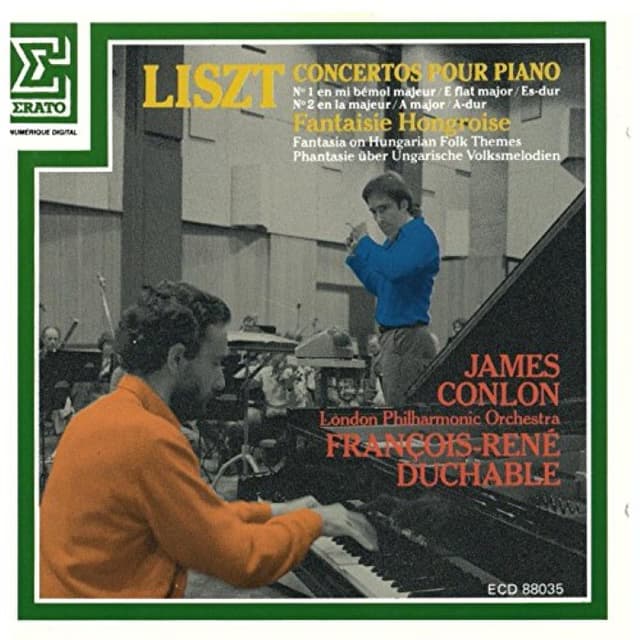 Concerto pour piano et orchestre N°1 & N°2 et fantaisie hongroise cover