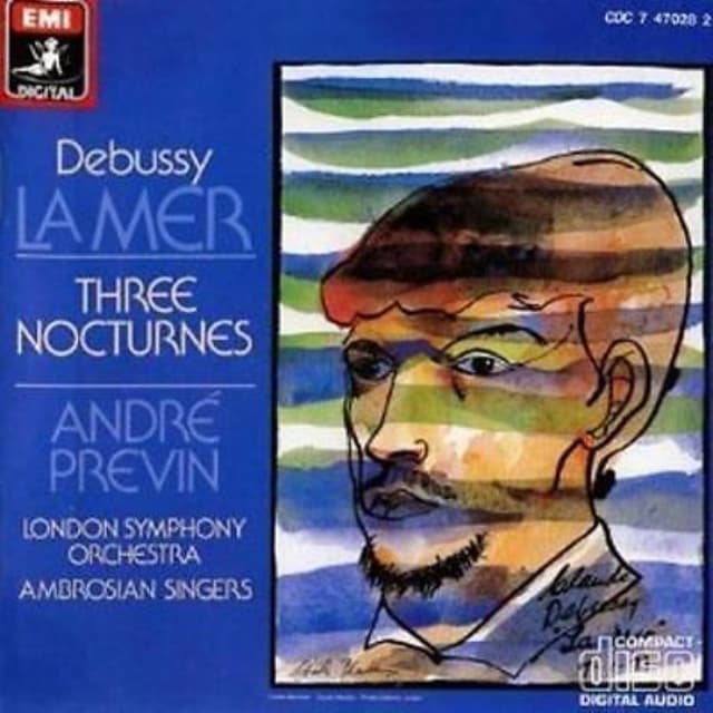 La Mer / Trois Nocturnes (London Symphony Orchestra feat. conductor: André Previn) cover