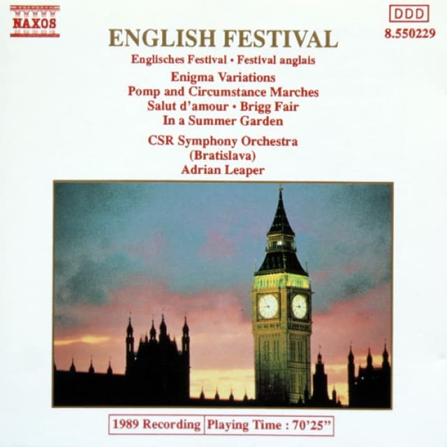 English Festival cover