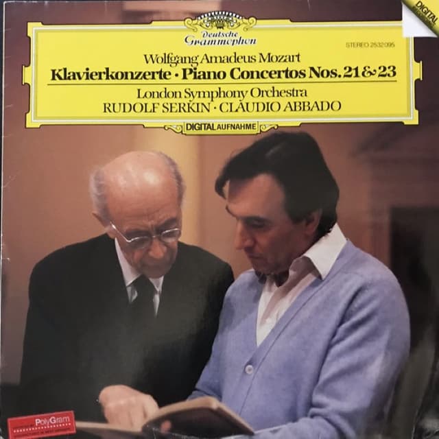 Piano Concertos No. 9 & 21 (English Chamber Orchestra feat. piano and conductor: Murray Perahia) cover