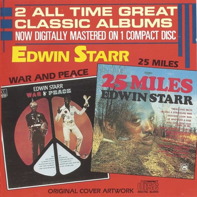 25 Miles / War and Peace cover