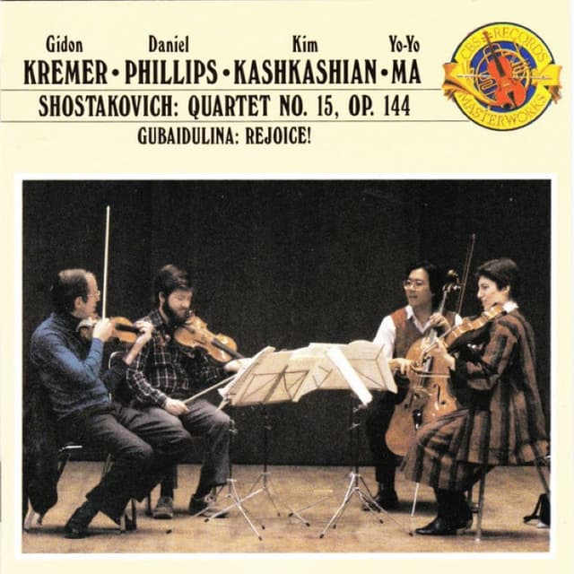 Shostakovich: String Quartet No. 15 / Gubaidulina: Rejoice cover