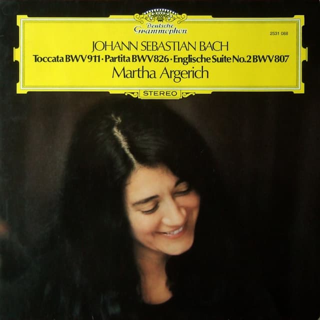 Toccata BWV 911 / Partita BWV 826 / English Suite no. 2 BWV 807 cover