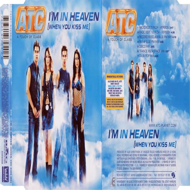 I'm in Heaven (When You Kiss Me) cover
