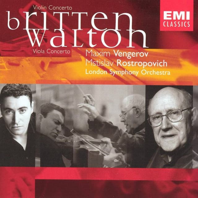 Britten: Violin Concerto / Walton: Viola Concerto cover