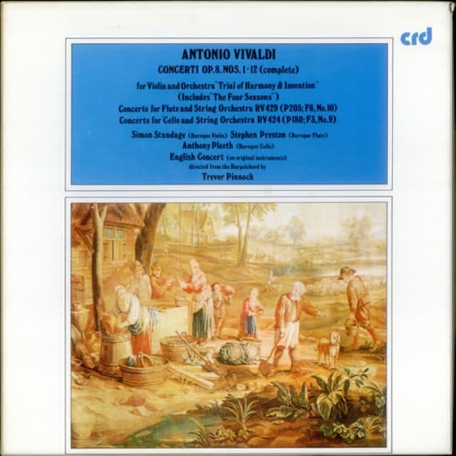 Violin Concerti Nos. 5-12, Op. 8 / Flute Concerto in D major / Cello Concerto in B minor (English Concert feat. conductor: Trevor Pinnock) cover