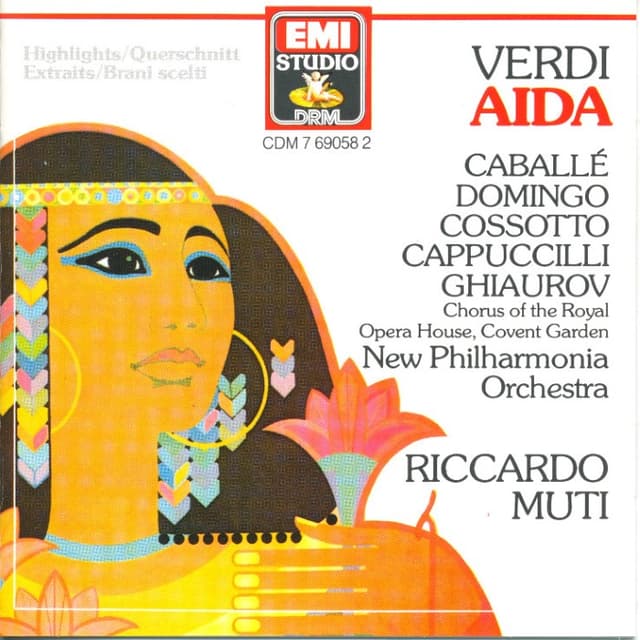 Aida (Chorus of the Royal Opera House, Covent Garden; Trumpeters of the Royal Military School of Music; New Philharmonia Orchestra feat. Conductor: Riccardo Muti) cover