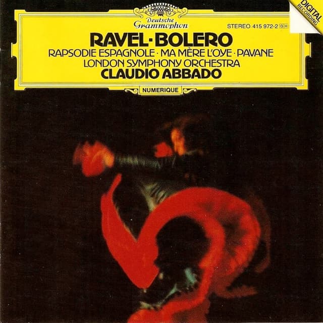 Boléro / Rapsodie espagnole / Ma mère l'oye / Pavane (London Symphony Orchestra feat. conductor: Claudio Abbado) cover
