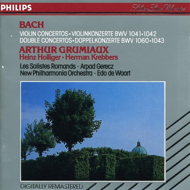 Violin Concertos + Double Concertos (violin: Arthur Grumiaux) cover