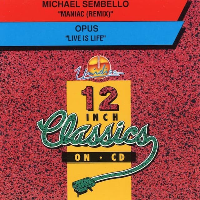 Maniac / Live Is Life cover