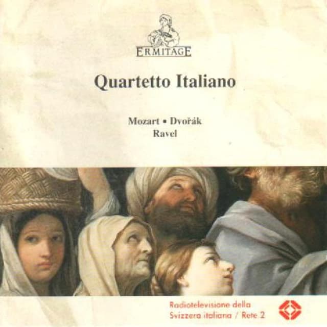 Mozart - Quartetto in re minore KV 421 / Dvorak - Quartetto in fa maggiore Op. 96 / Ravel Quartetto in fa maggiore (Quartetto Italiano) cover