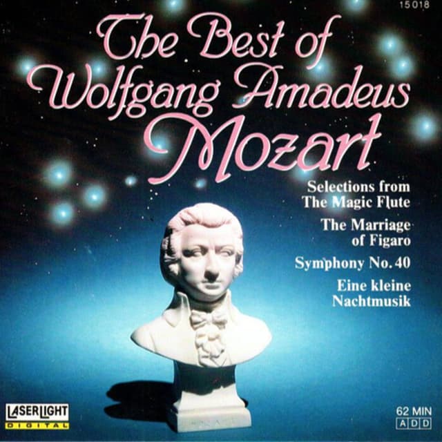 The Best of Wolfgang Amadeus Mozart cover