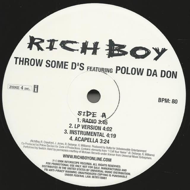 Throw Some D's cover