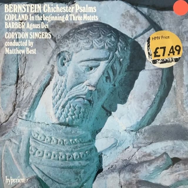 Bernstein: Chichester Psalms / Copland: In the beginning and Three Motets / Barber: Agnus Dei cover