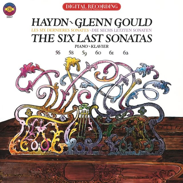 6 Late Piano Sonatas, Hob. XVI: 42, 48-52 (Glenn Gould) cover