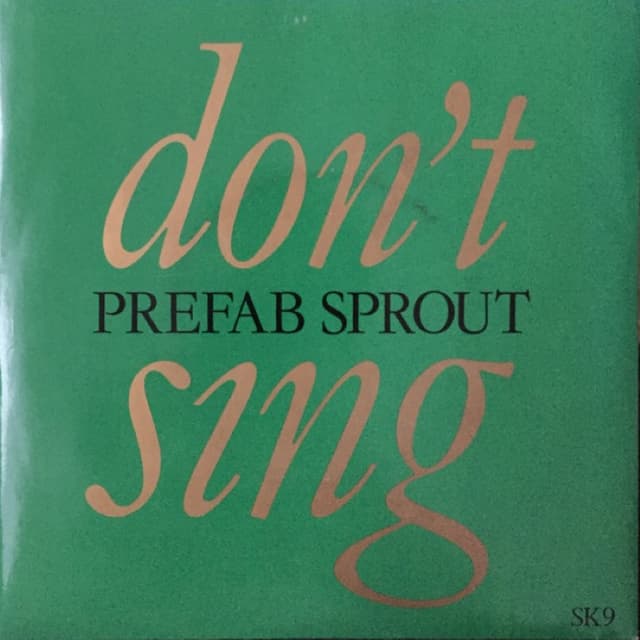 Don't Sing cover