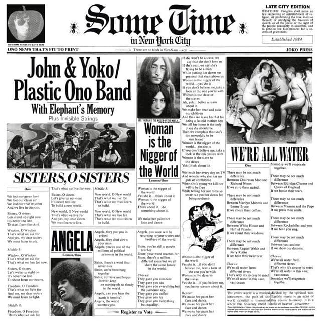 Some Time in New York City cover