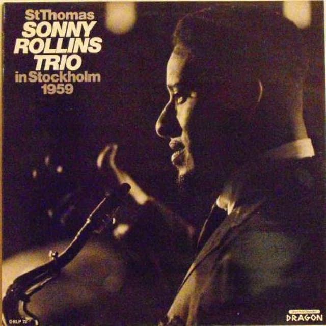 Trio in Stockholm 1959 - St Thomas cover