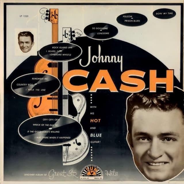 Johnny Cash With His Hot and Blue Guitar cover