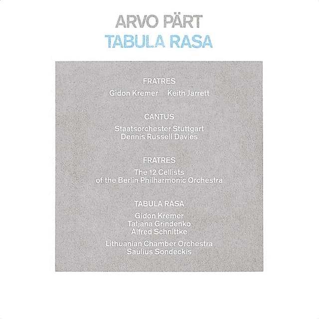 Tabula Rasa cover