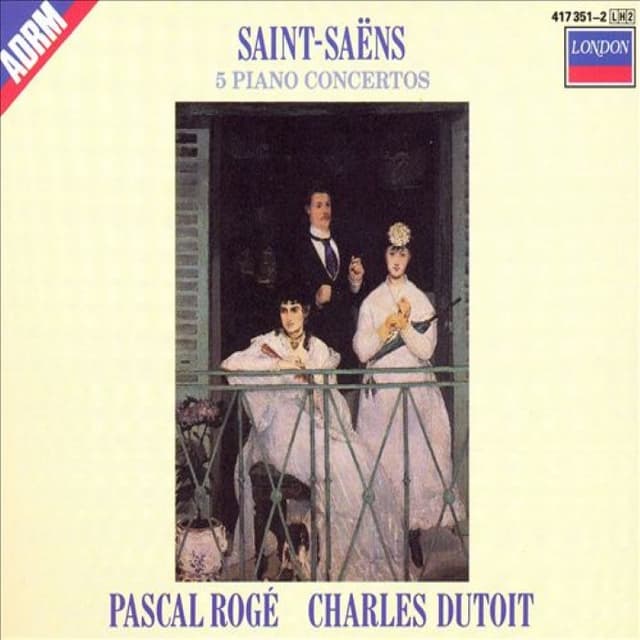 Piano Concertos Nos. 1-5 (feat. conductor: Charles Dutoit, piano: Pascal Rogé) cover