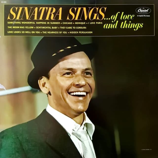 Sinatra Sings... of Love and Things cover