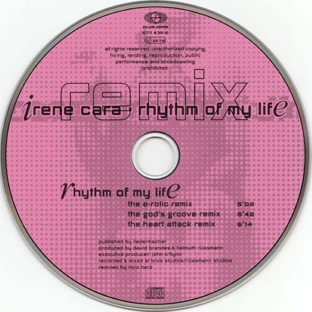 Rhythm Of My Life (Remix) cover