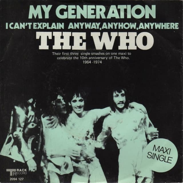My Generation / I Can't Explain / Anyway, Anyhow, Anywhere cover