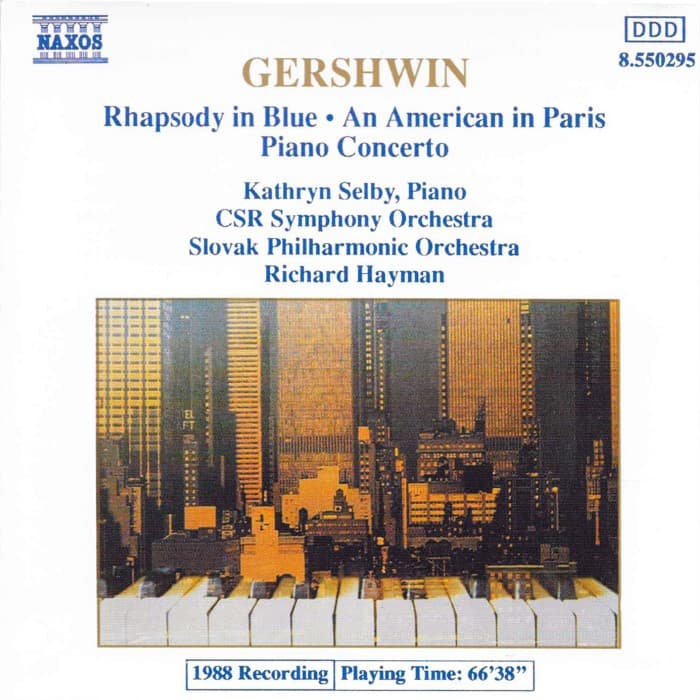 Rhapsody in Blue / An American in Paris / Piano Concerto cover