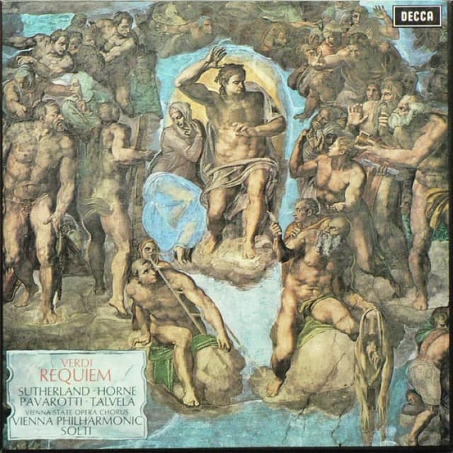 Requiem (Vienna Philharmonic feat. conductor: Georg Solti, soprano: Joan Sutherland, mezzo-soprano: Marilyn Horne, tenor: Luciano Pavarotti, bass: Martti Talvela) cover