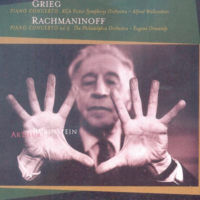 Grieg: Piano Concerto / Rachmaninoff: Piano Concerto No. 2 cover