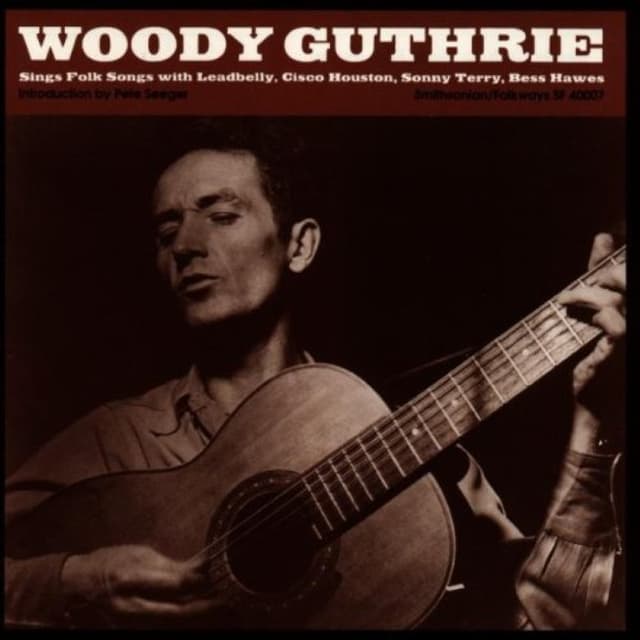 Woody Guthrie Sings Folk Songs cover