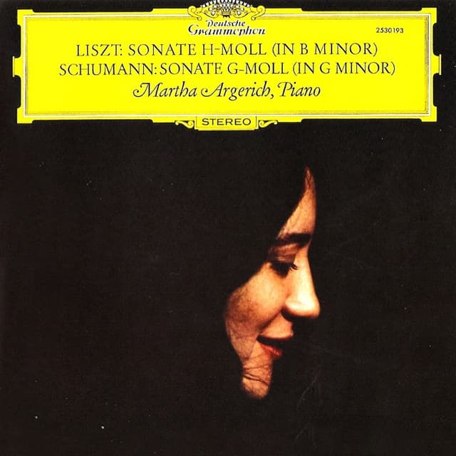 Liszt: Sonate h-Moll / Schumann: Sonate g-Moll cover